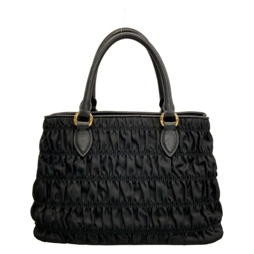 Prada handbag gathered bag black - Picture 4 of 10